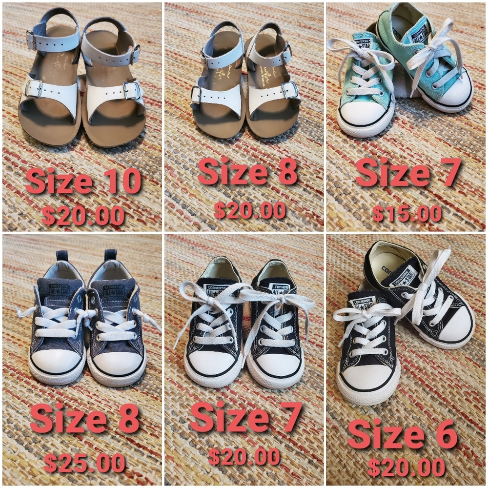 Toddler Converse and Leather sandals